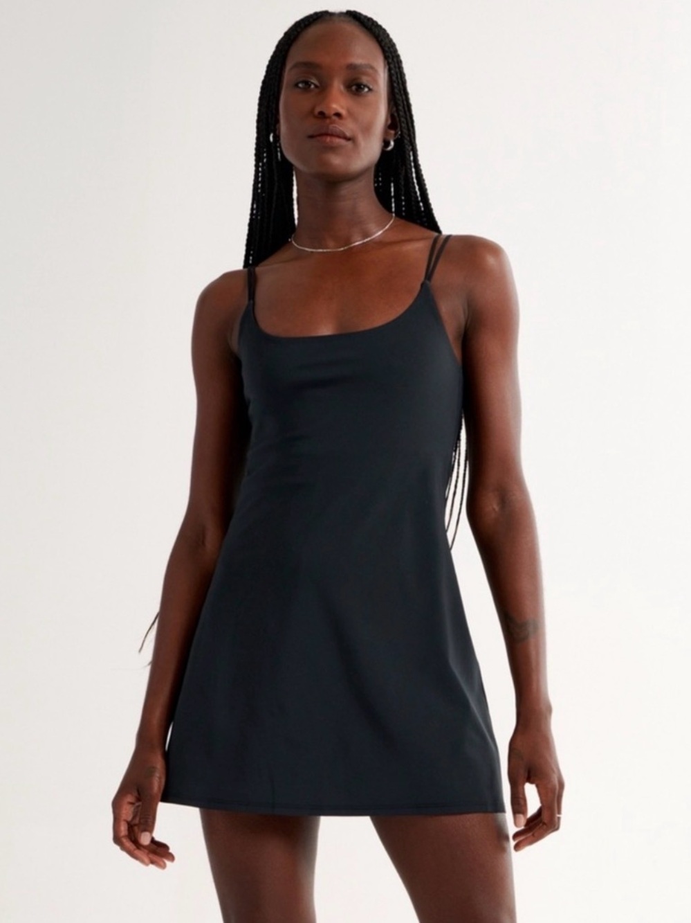 Abercrombie & Fitch Black Athletic Mini Dress